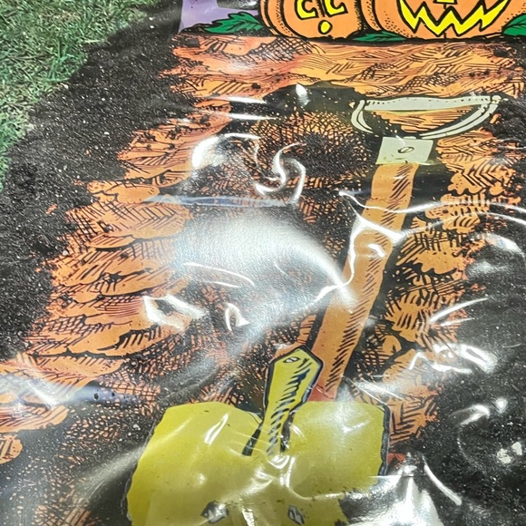 VTG Halloween Inflatable tombstone grave Pumpkins 3D Graveyard 1999 NOS Sealed - Picture 3 of 6